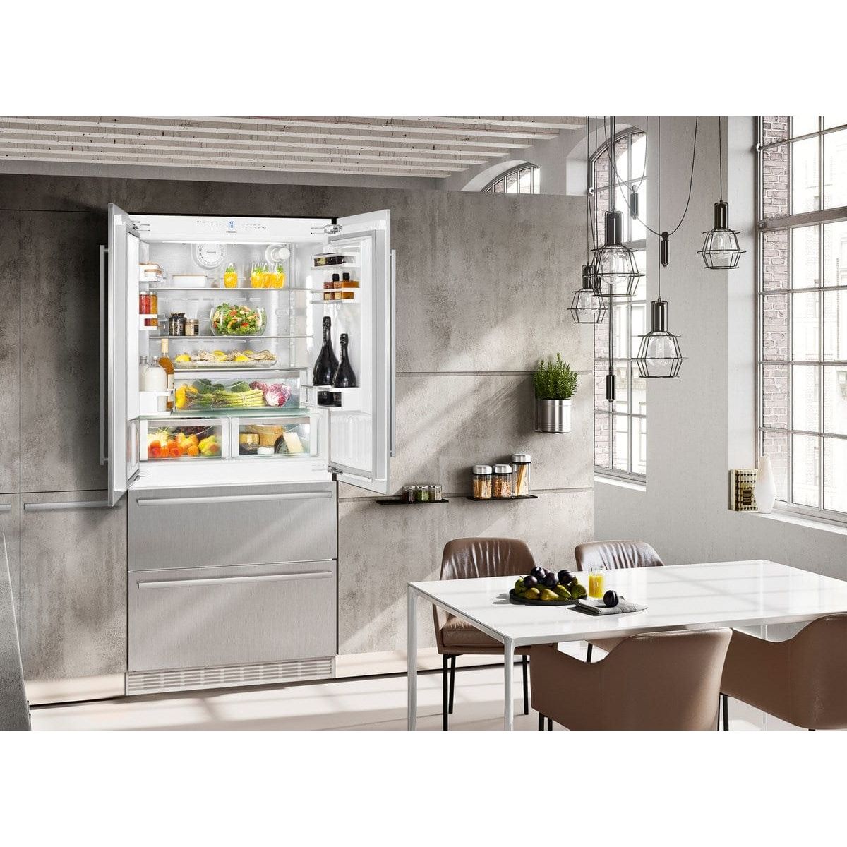 Liebherr 36" Fully Integrated 4-Door Fridge-Freezer HC 2082