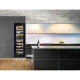 Liebherr Built-in Fully Integrated Black Glass Wine Cabinet - HWGB 8300