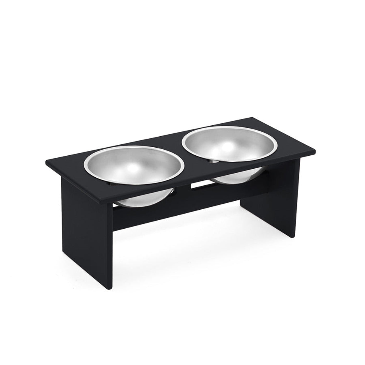Loll Designs Minimalist Double Dog Bowl - Medium - PT-DM-BL