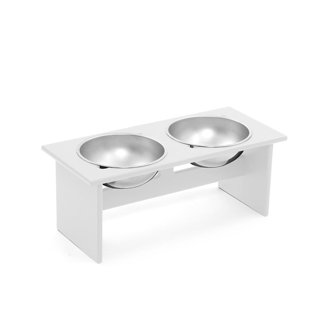 Loll Designs Minimalist Double Dog Bowl - Medium - PT-DM-BL