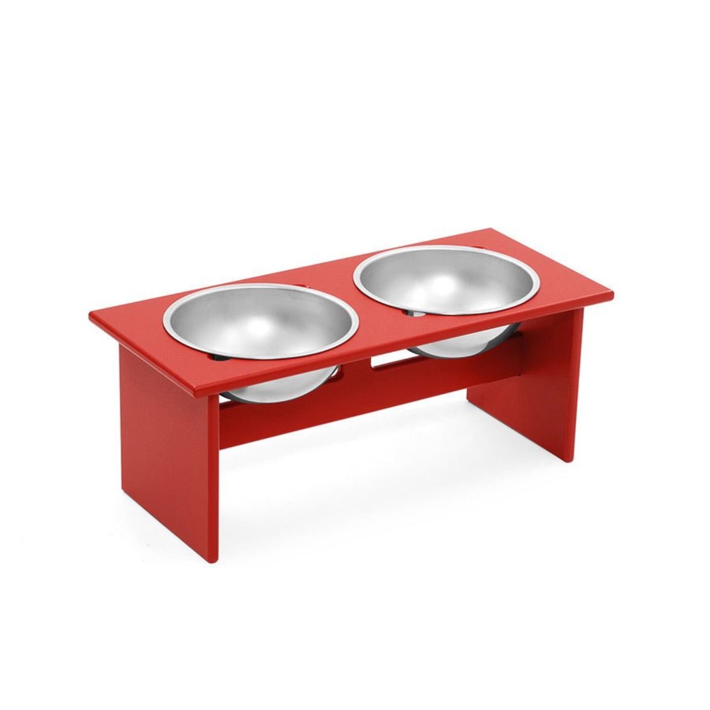 Loll Designs Minimalist Double Dog Bowl - Medium - PT-DM-BL