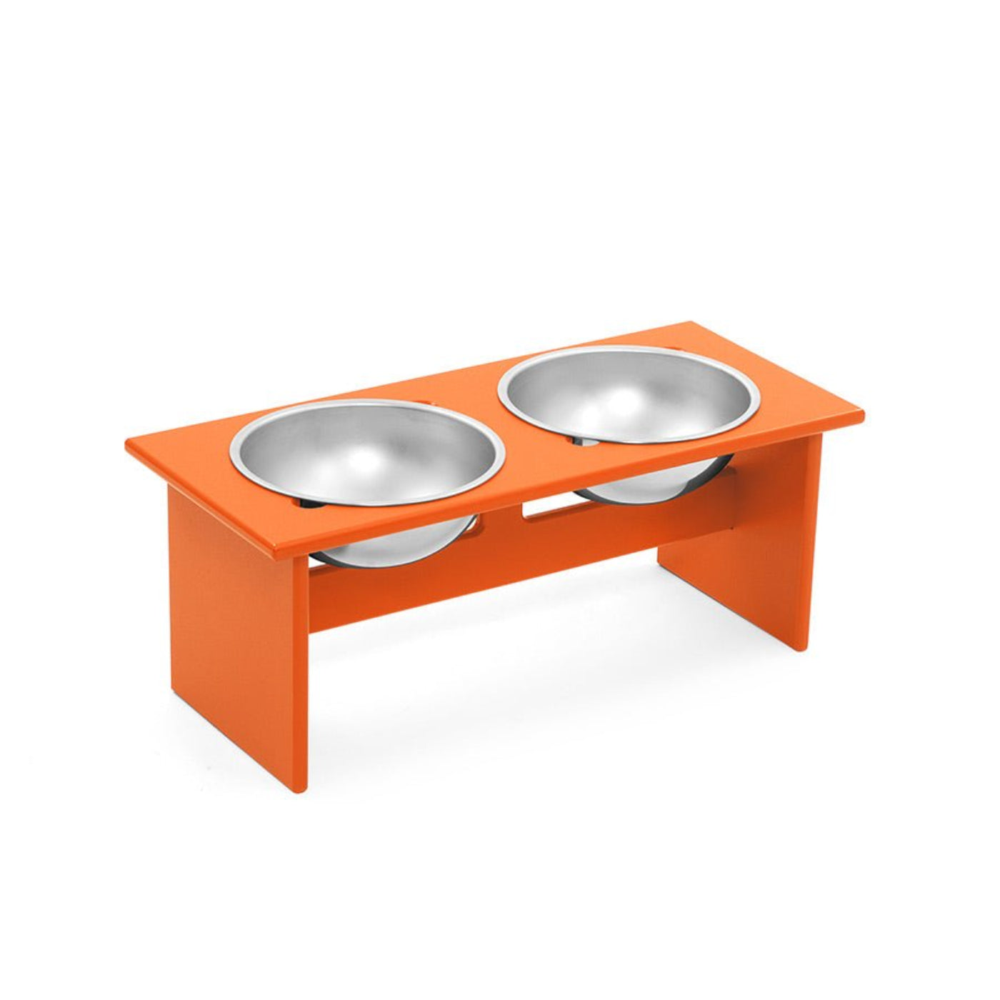 Loll Designs Minimalist Double Dog Bowl - Medium - PT-DM-BL