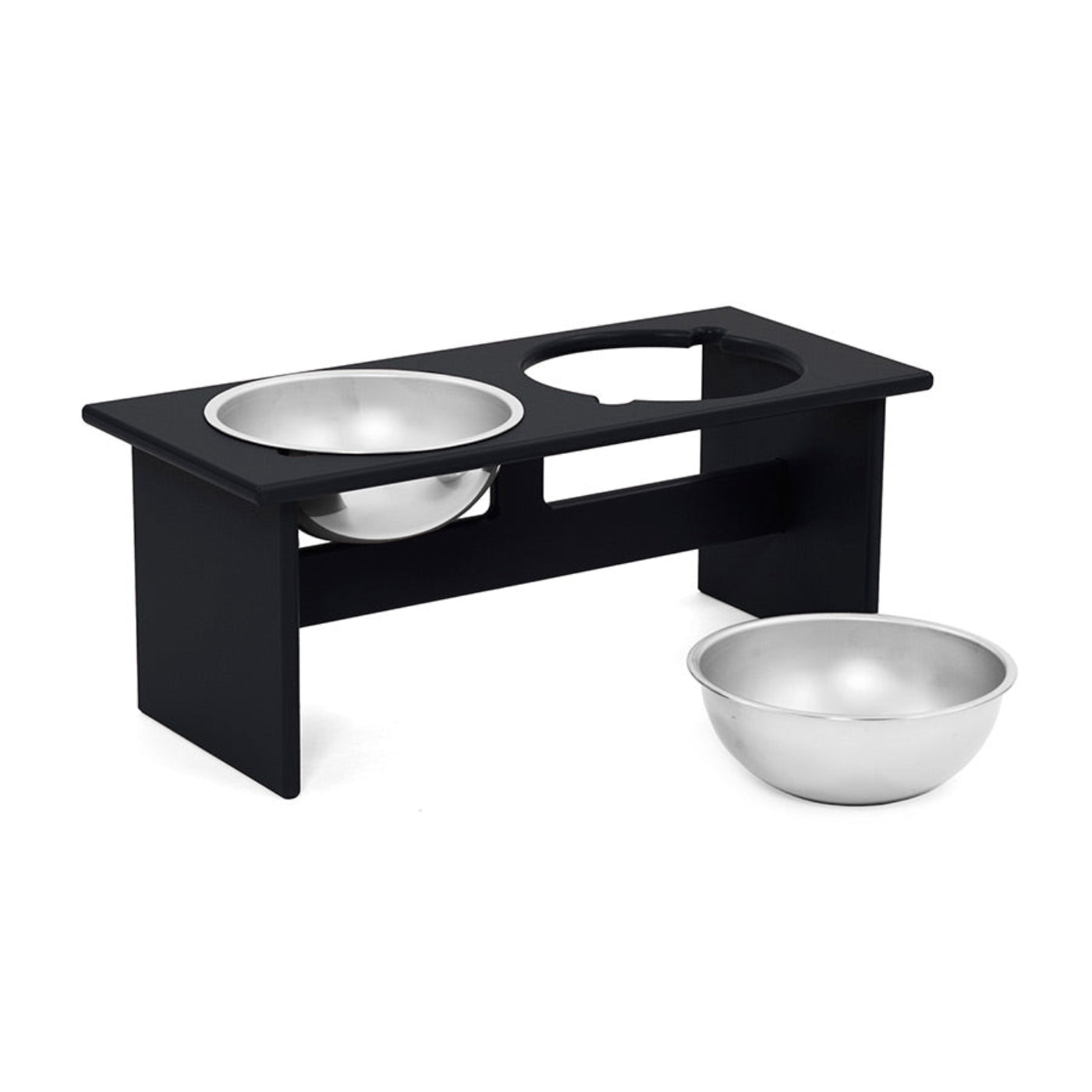 Loll Designs Minimalist Double Dog Bowl - Medium - PT-DM-BL
