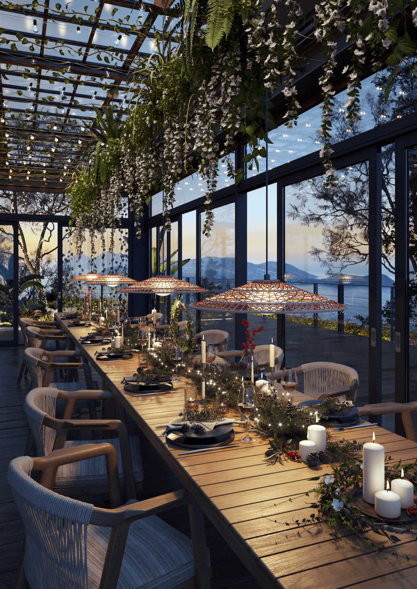 Bover Nans S/55 Outdoor LED Dimmable Pendant - 30930214171U