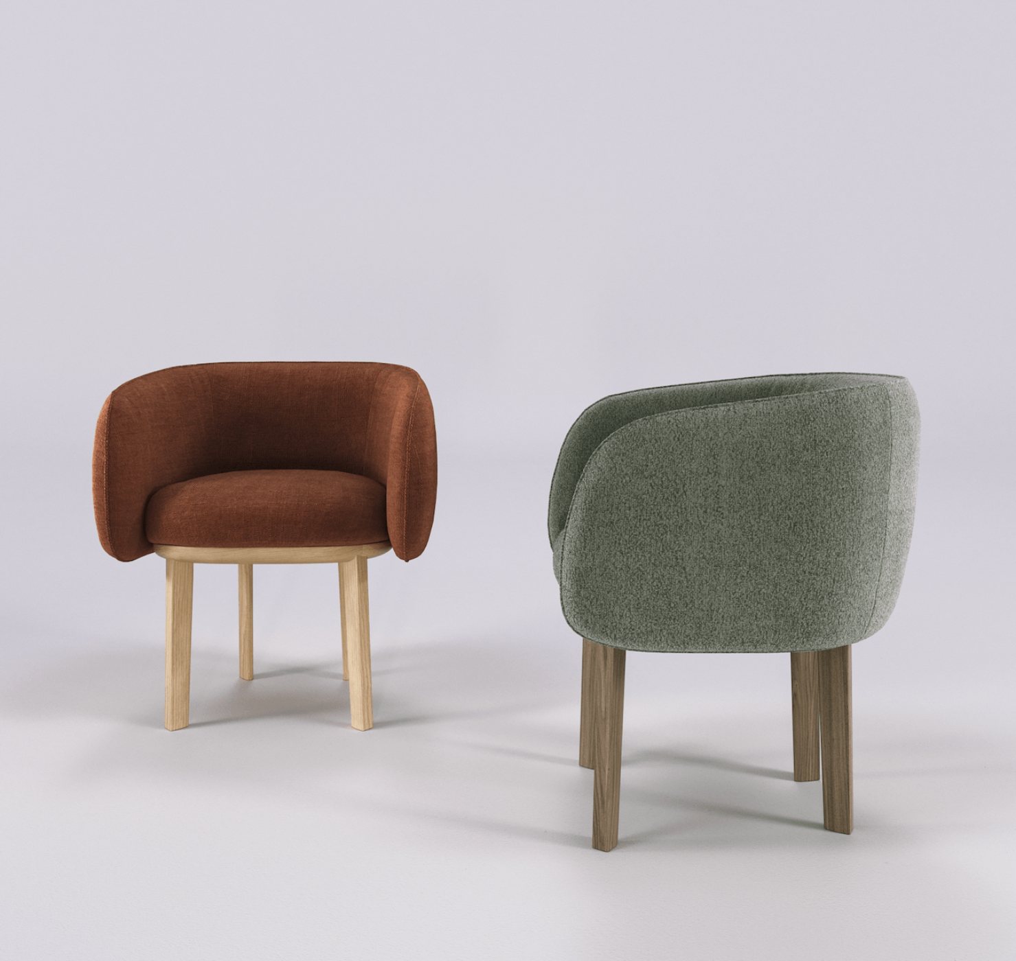 WeWOOD Nido Armchair - Set of 2 - 2 x WCDCH001C-TWDM12016