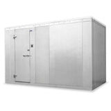Nor-Lake Fast Trak 6' Wide (Door Side) Remote Outdoor Walk-In Cooler-Freezer Combo 8'7" H - NL61287ODCOMBO