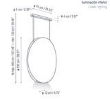 Bover Noren S/100 LED Dimmable Pendant - 11660210197U