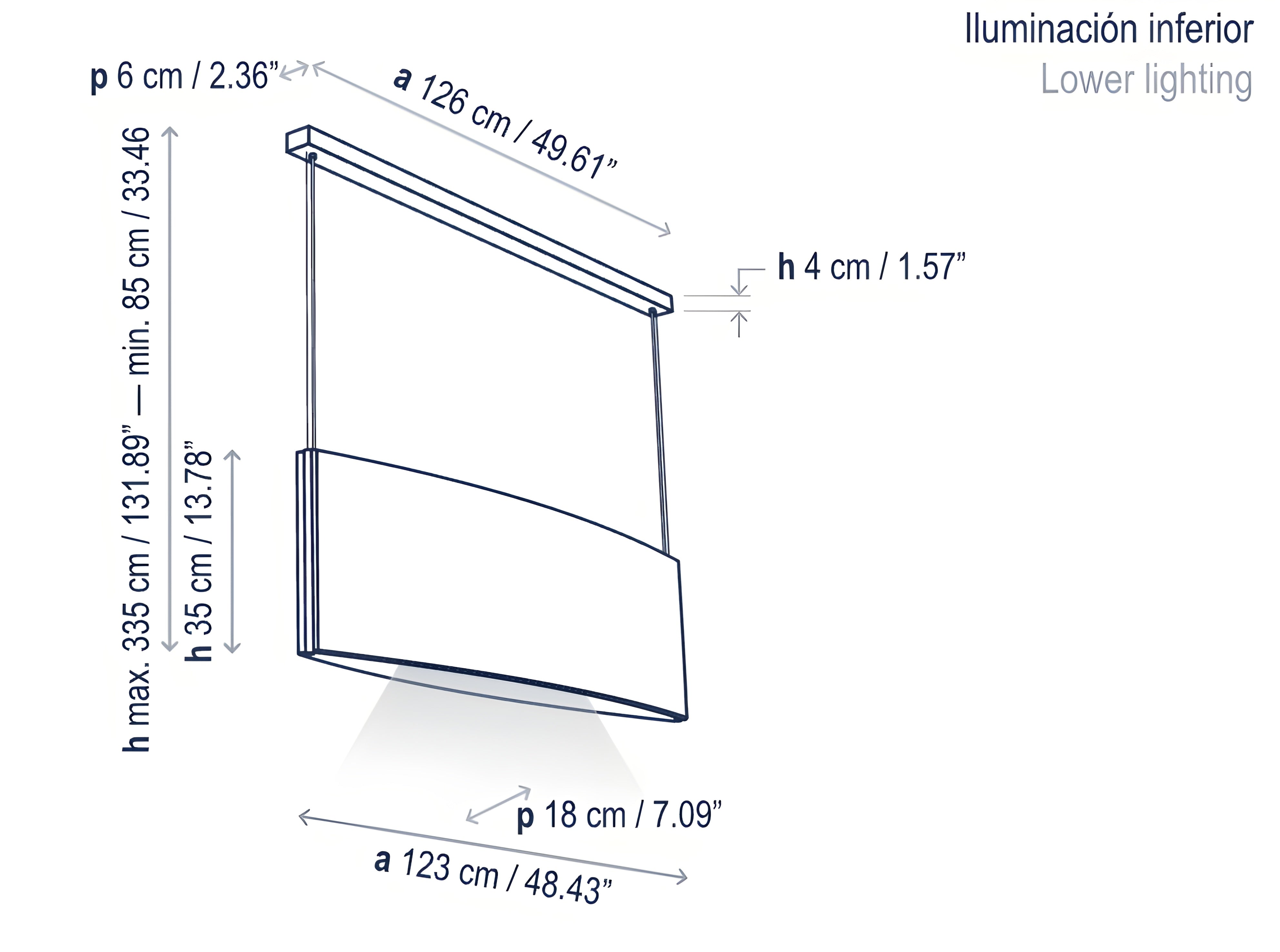 Bover Noren S/123 LED Dimmable Pendant - 11610210197U