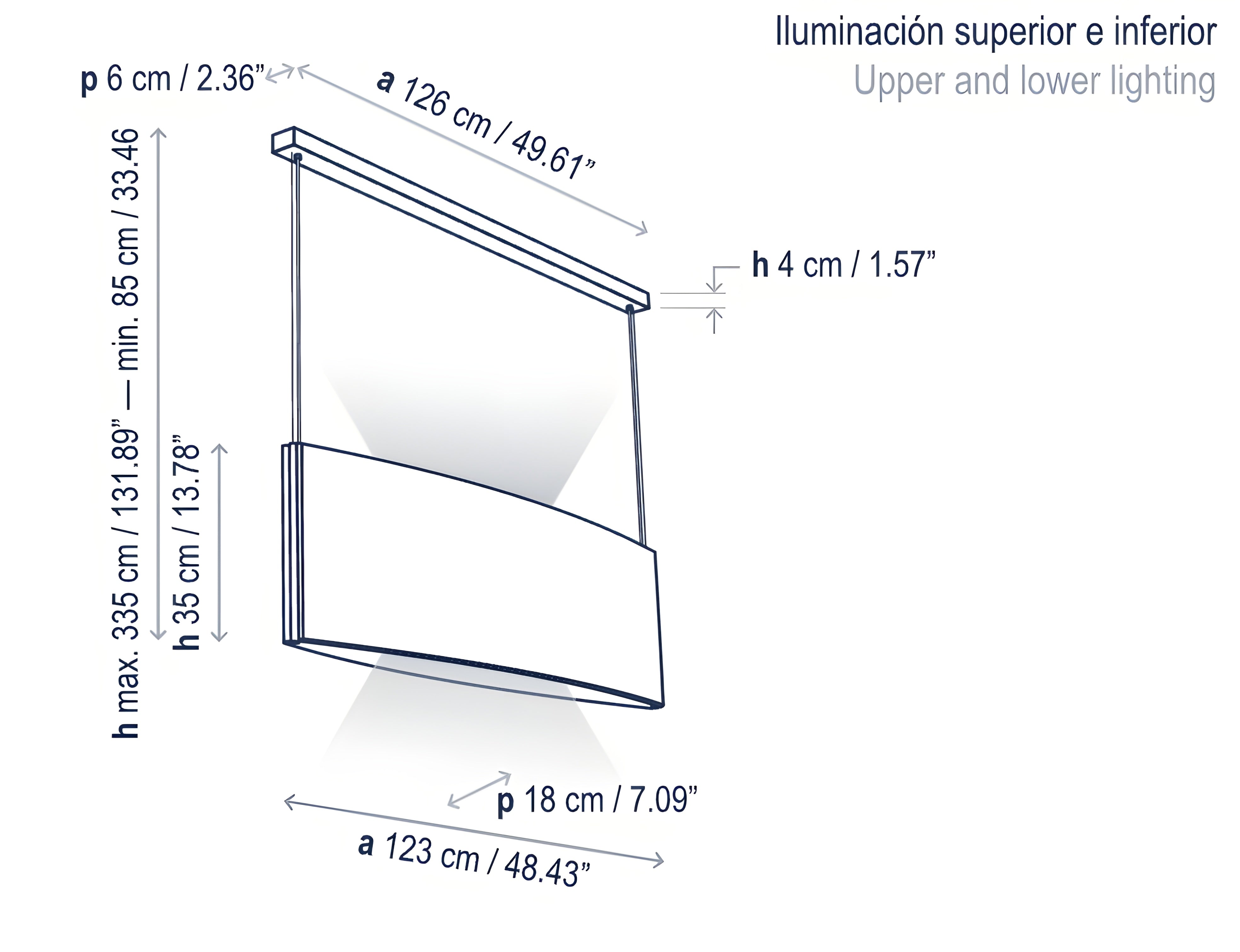 Bover Noren S/123 LED Dimmable Pendant - 11610210197U