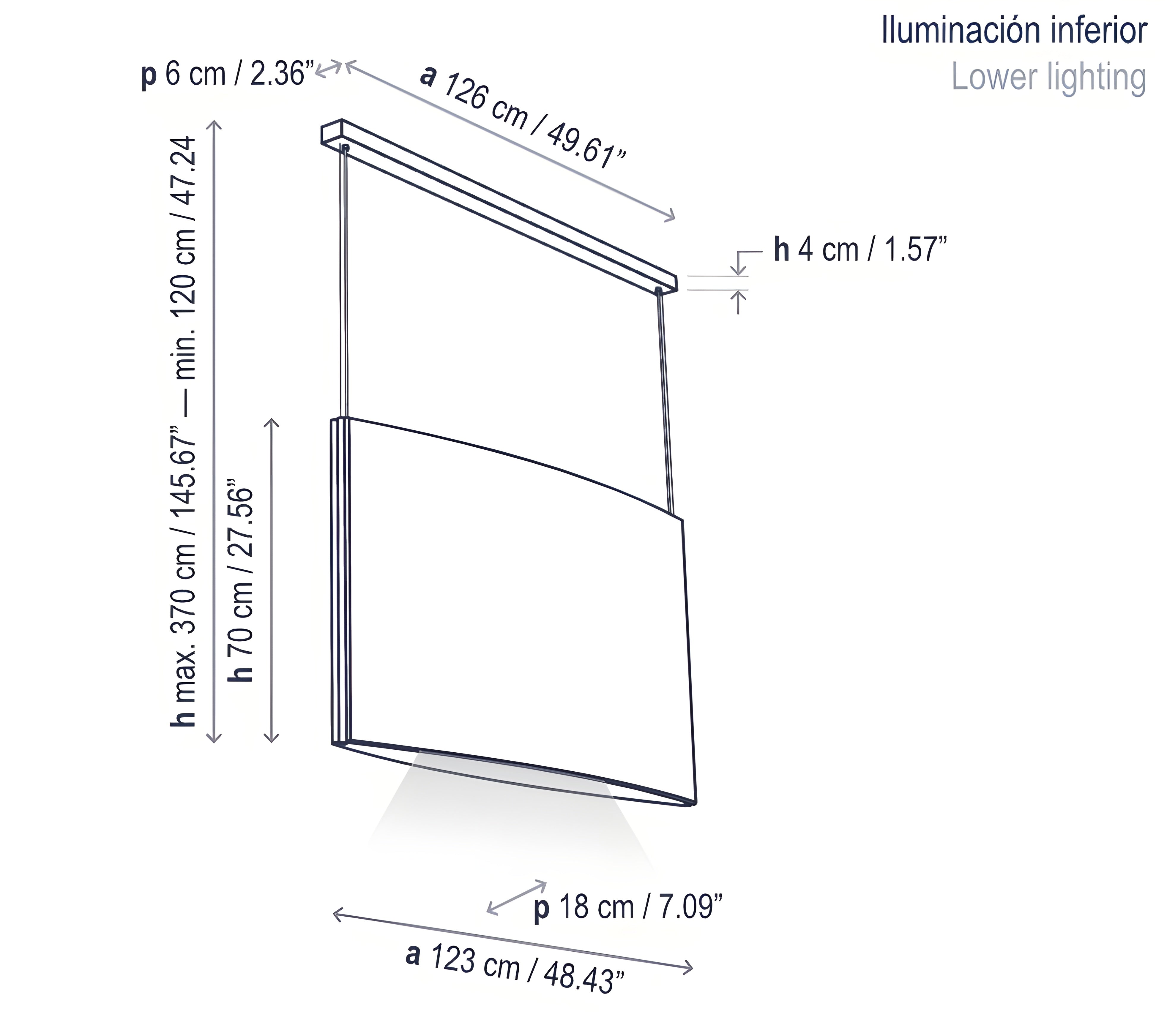 Bover Noren S/123.2 LED Dimmable Pendant - 11620210197U