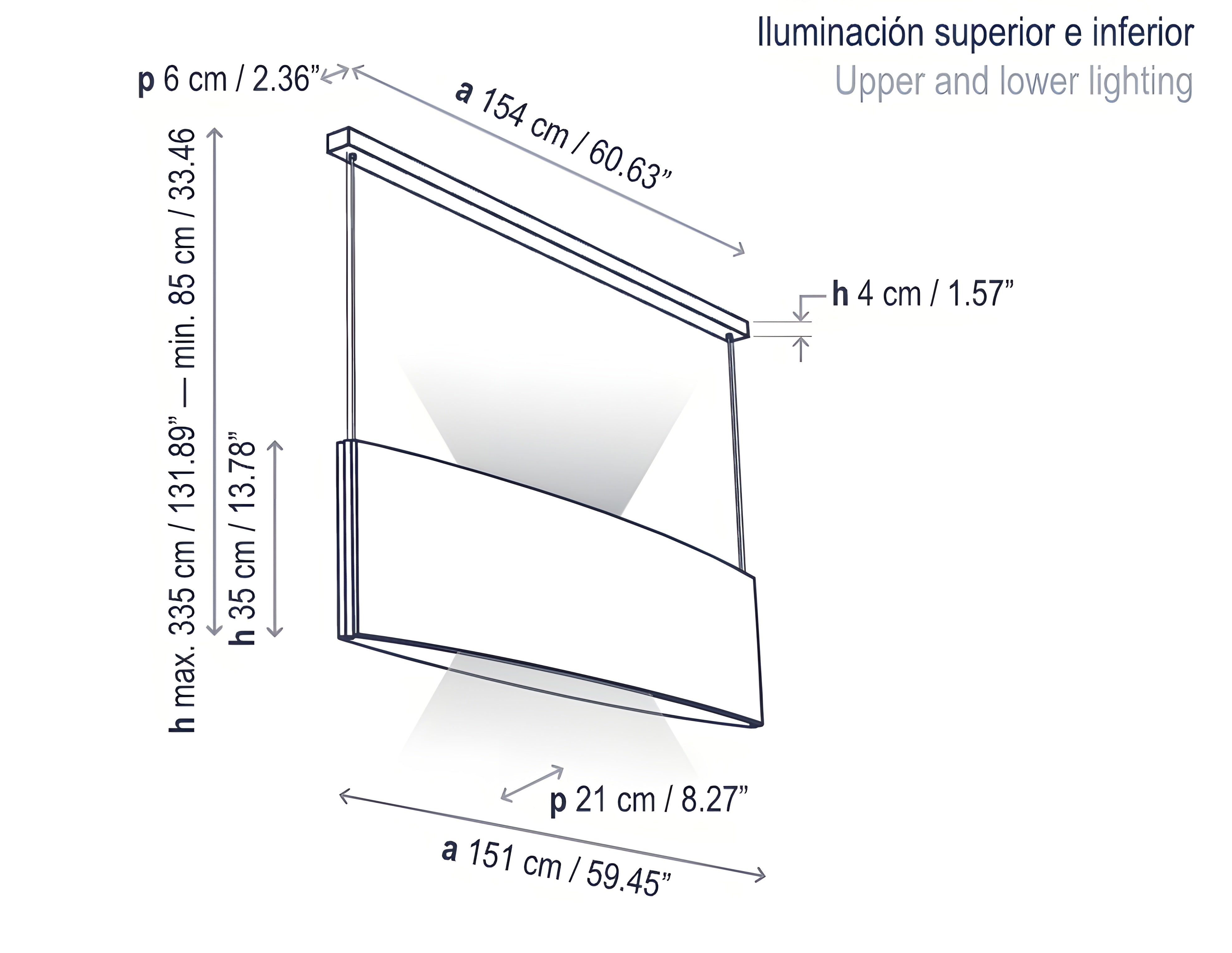 Bover Noren S/151.2 LED Dimmable Pendant - 11640210197U