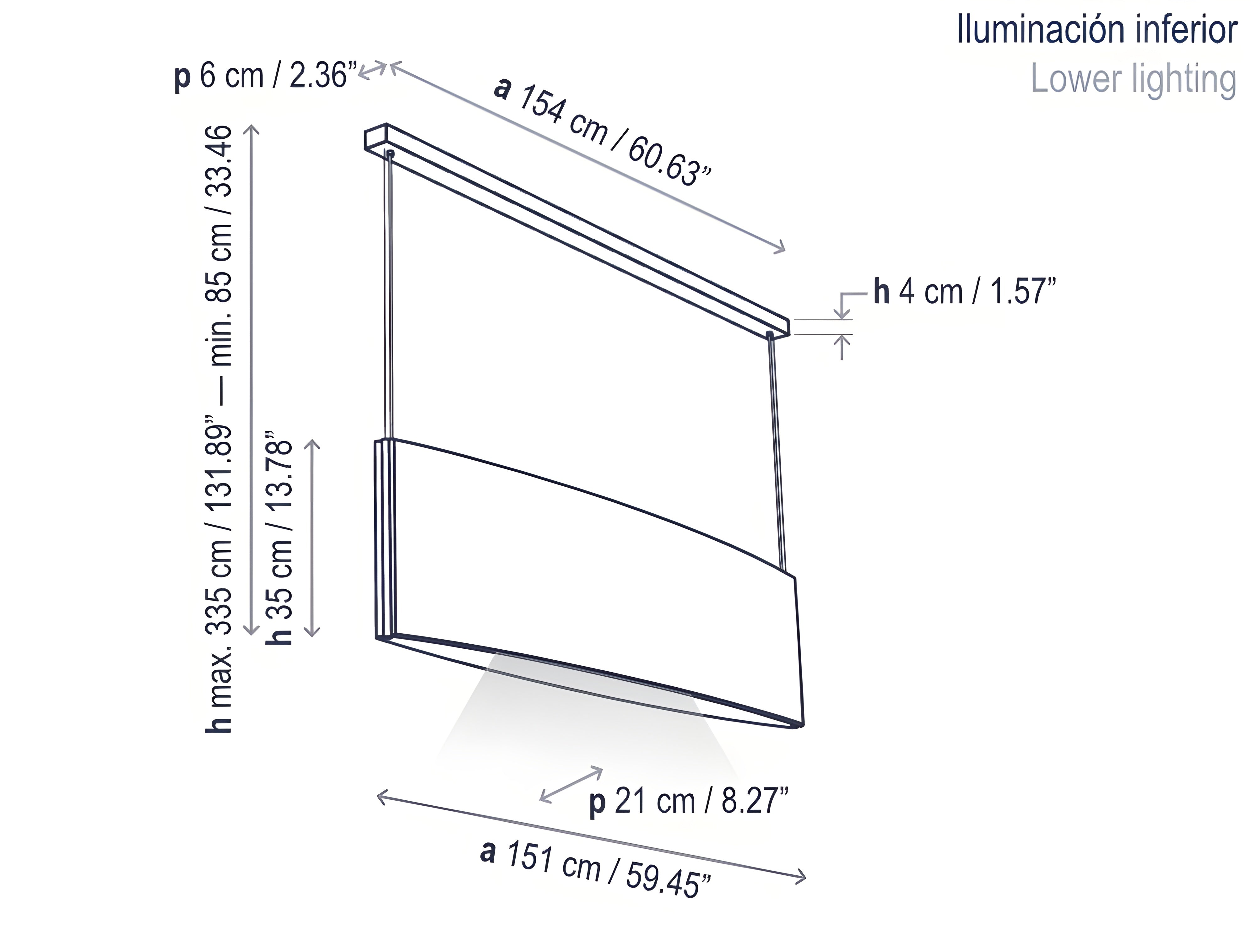 Bover Noren S/151.2 LED Dimmable Pendant - 11640210197U