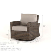 North Cape Bainbridge Deep Seating Set (5 Piece Set)