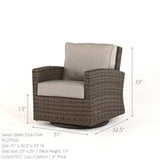 North Cape Bainbridge Deep Seating Set (5 Piece Set)