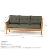 North Cape Cambria Deep Seating Set (5 Piece Set)