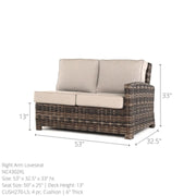 North Cape Lakeside Sectional Deep Seating Set (7 Piece Set)