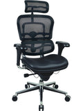 EuroTech Ergohuman Leather Mesh High Back Executive - EUR-LEM4ERG