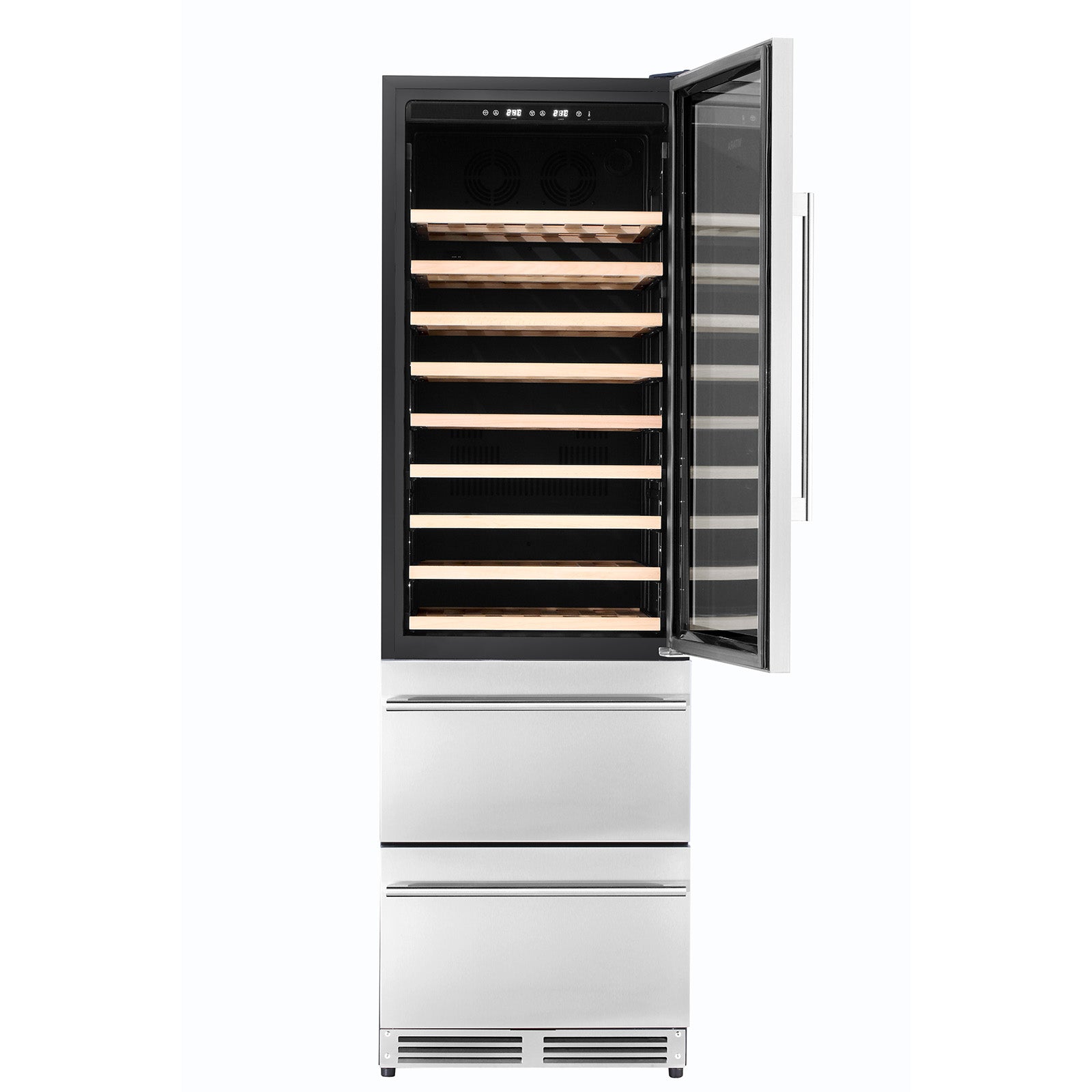 Kucht 24 in. 108 Bottle Dual Zone Wine Cooler, -  K510WB Kucht