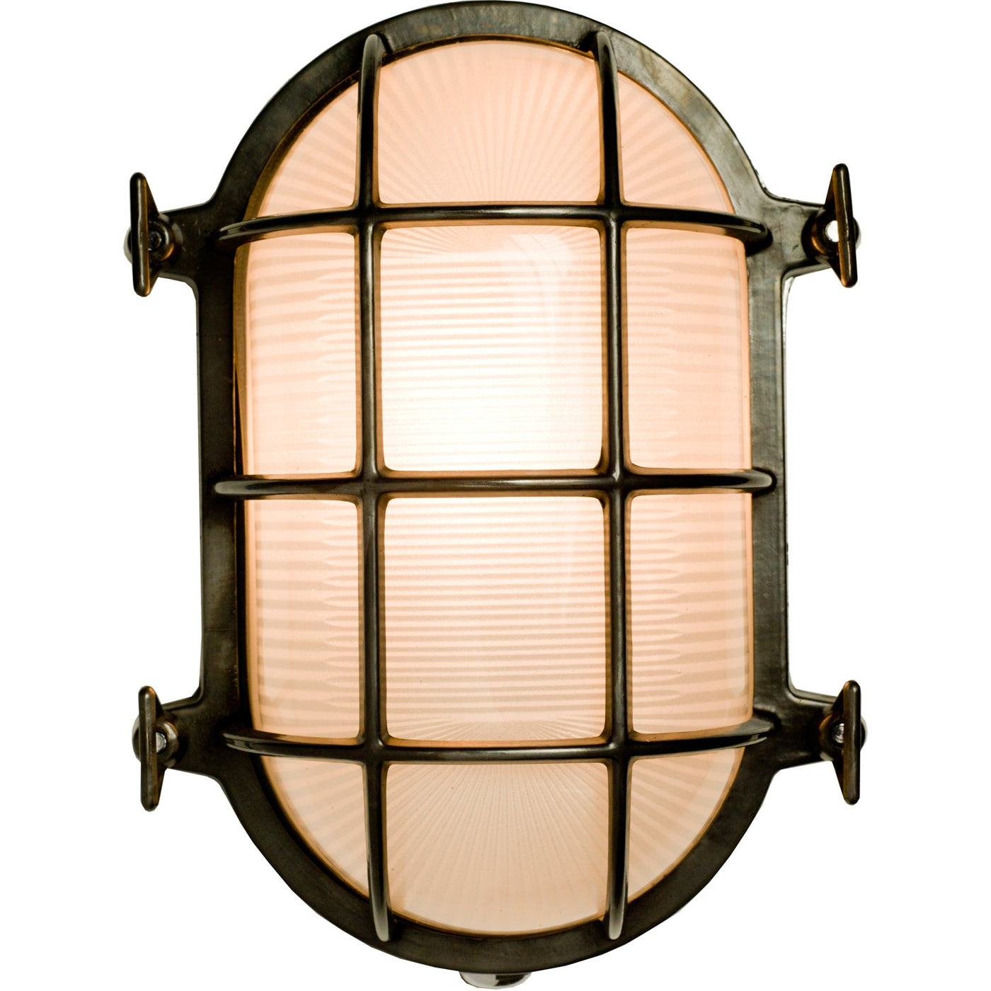 Davey Lighting Oval Brass Bulkhead Light 7034