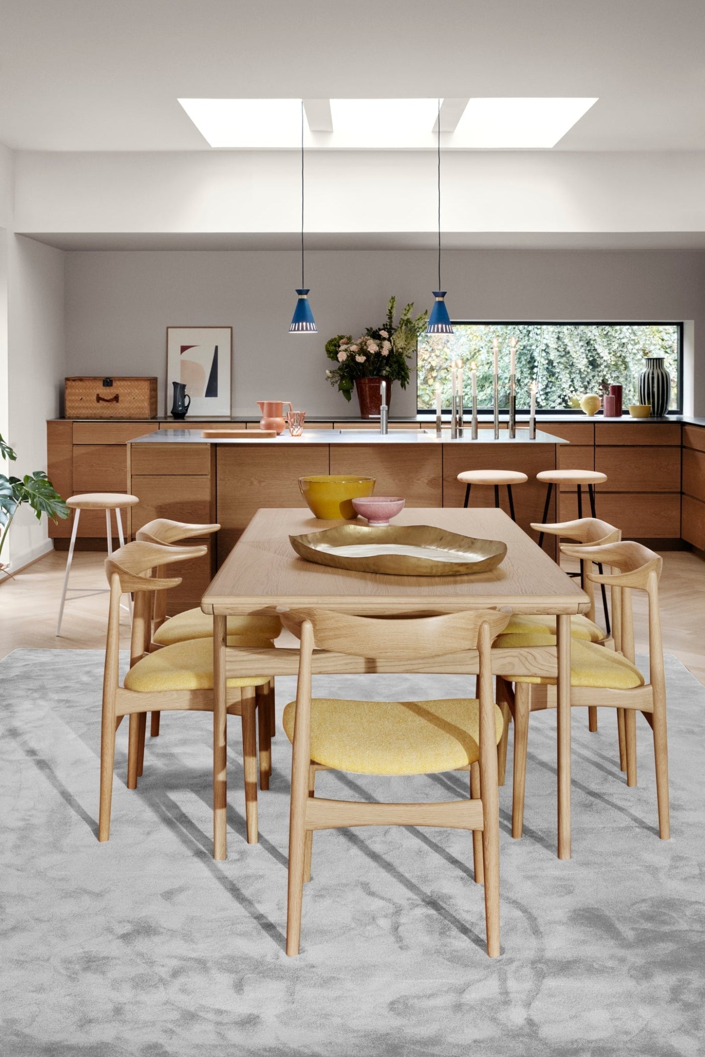 Warm Nordic Pebble Stool - 2505004