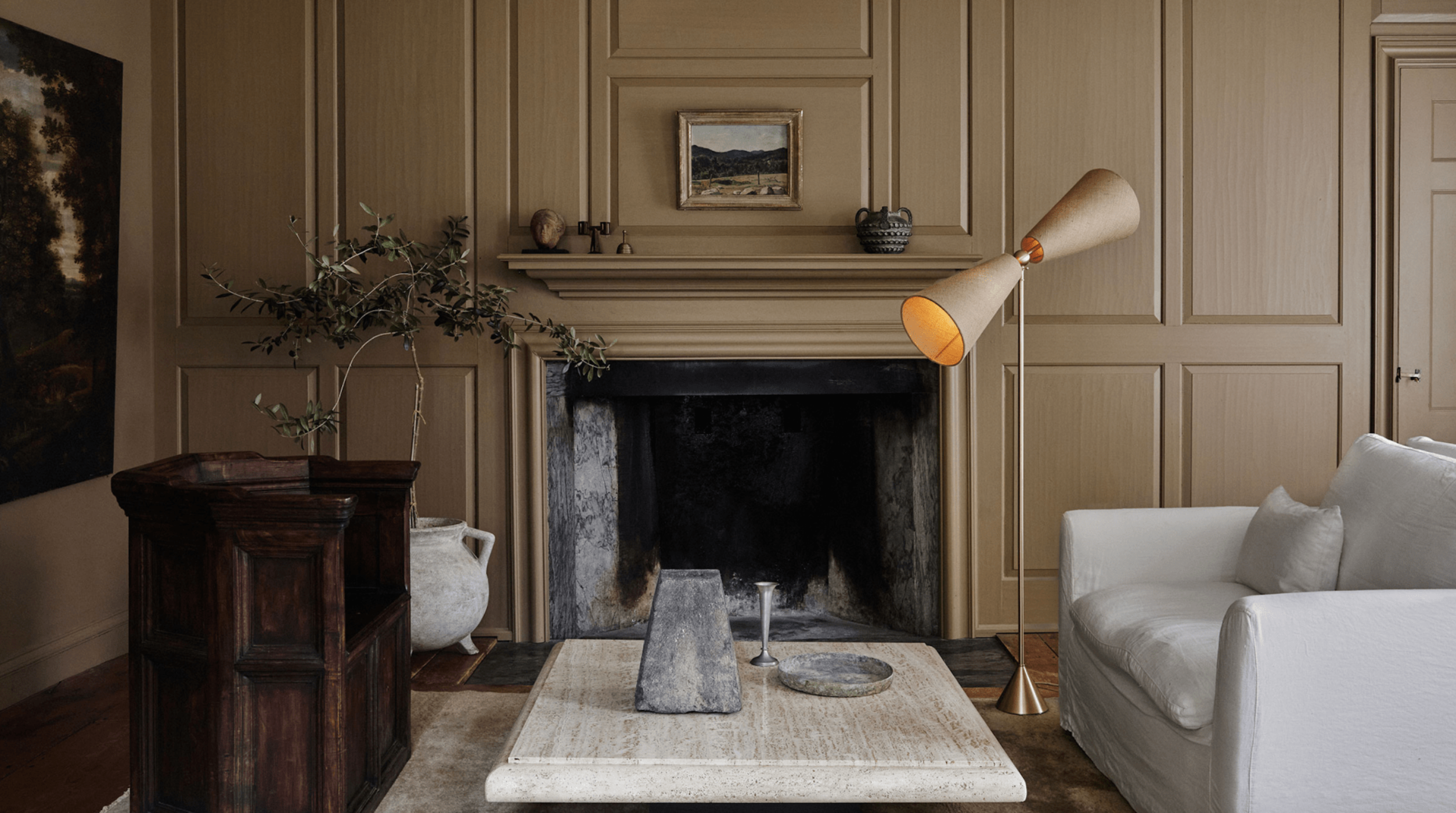 Workstead Pendolo Floor Lamp - Medium - WS-PEN-FL-MD-HB-NLS-110