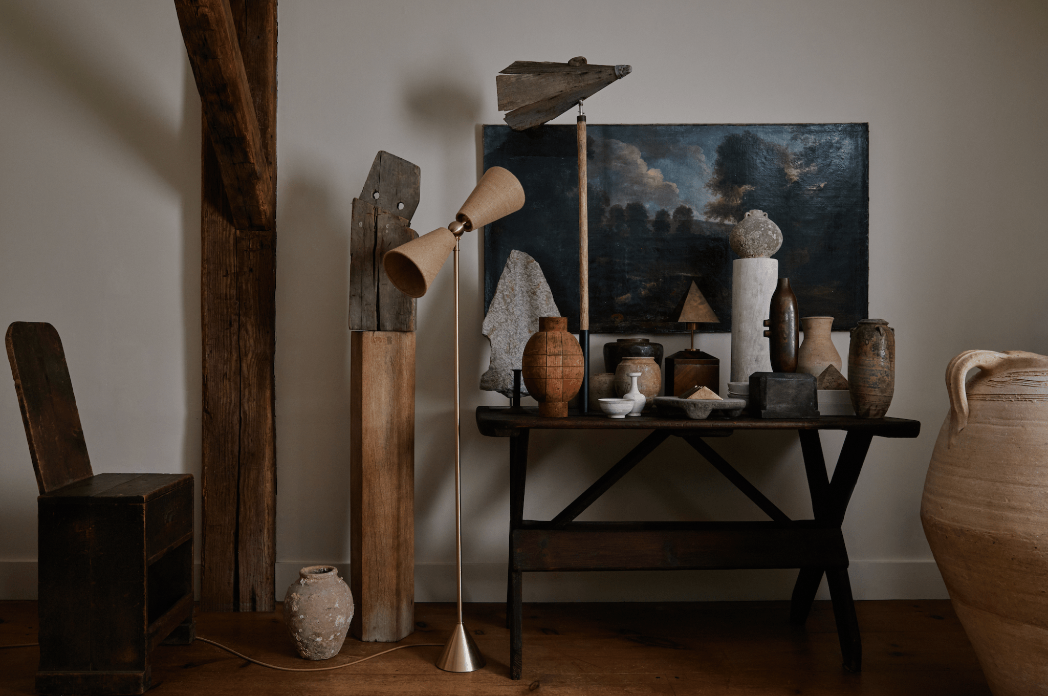 Workstead Pendolo Floor Lamp - Small - WS-PEN-FL-SM-HB-NLS-110