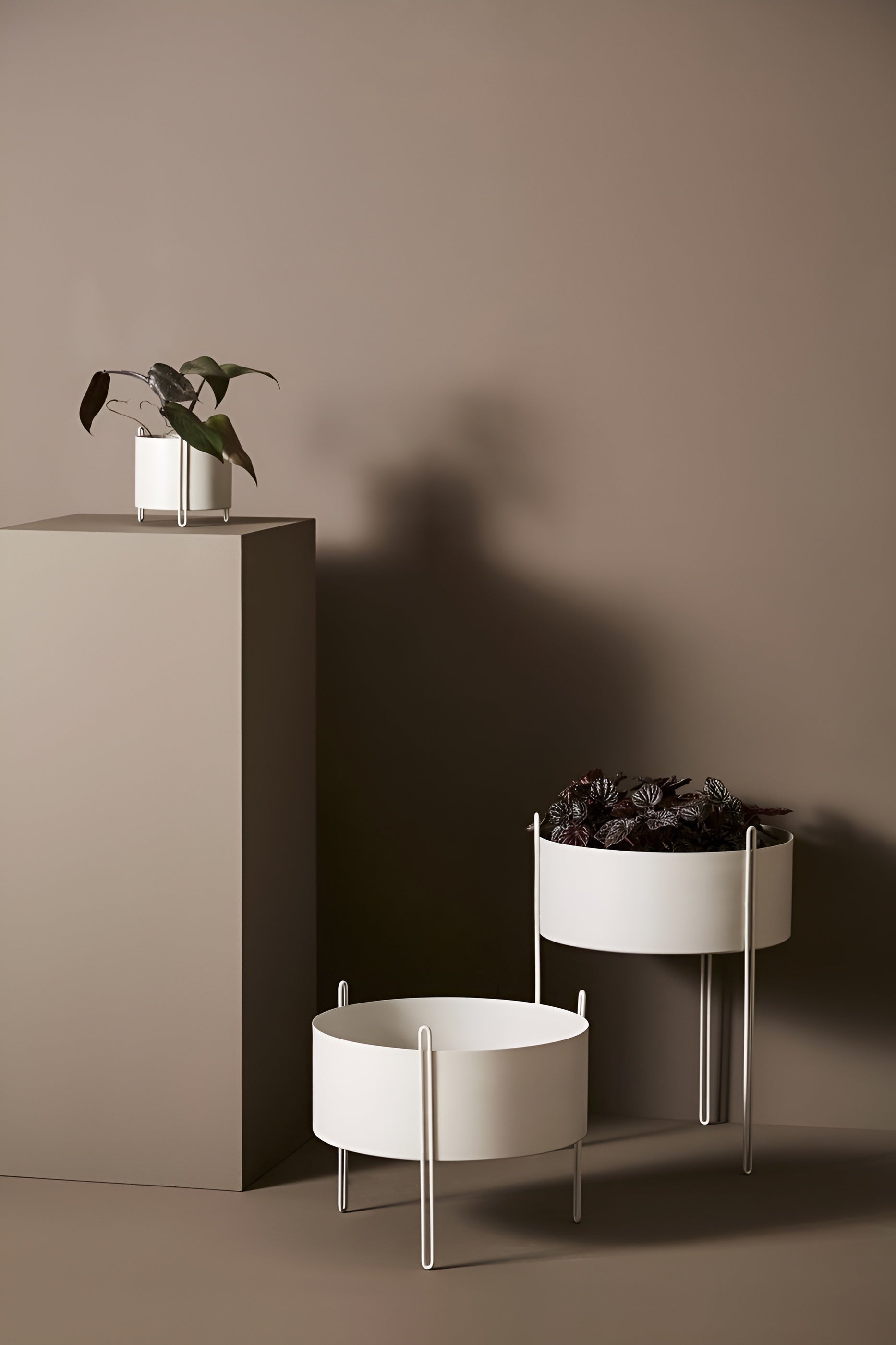 Woud Pidestall Planter