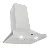 ProLine Wall Mounted Range Hood, Convertible to Ductless, 600/1200 CFM, Stainless Steel Finish, Black Finish Proline - PLFW 520