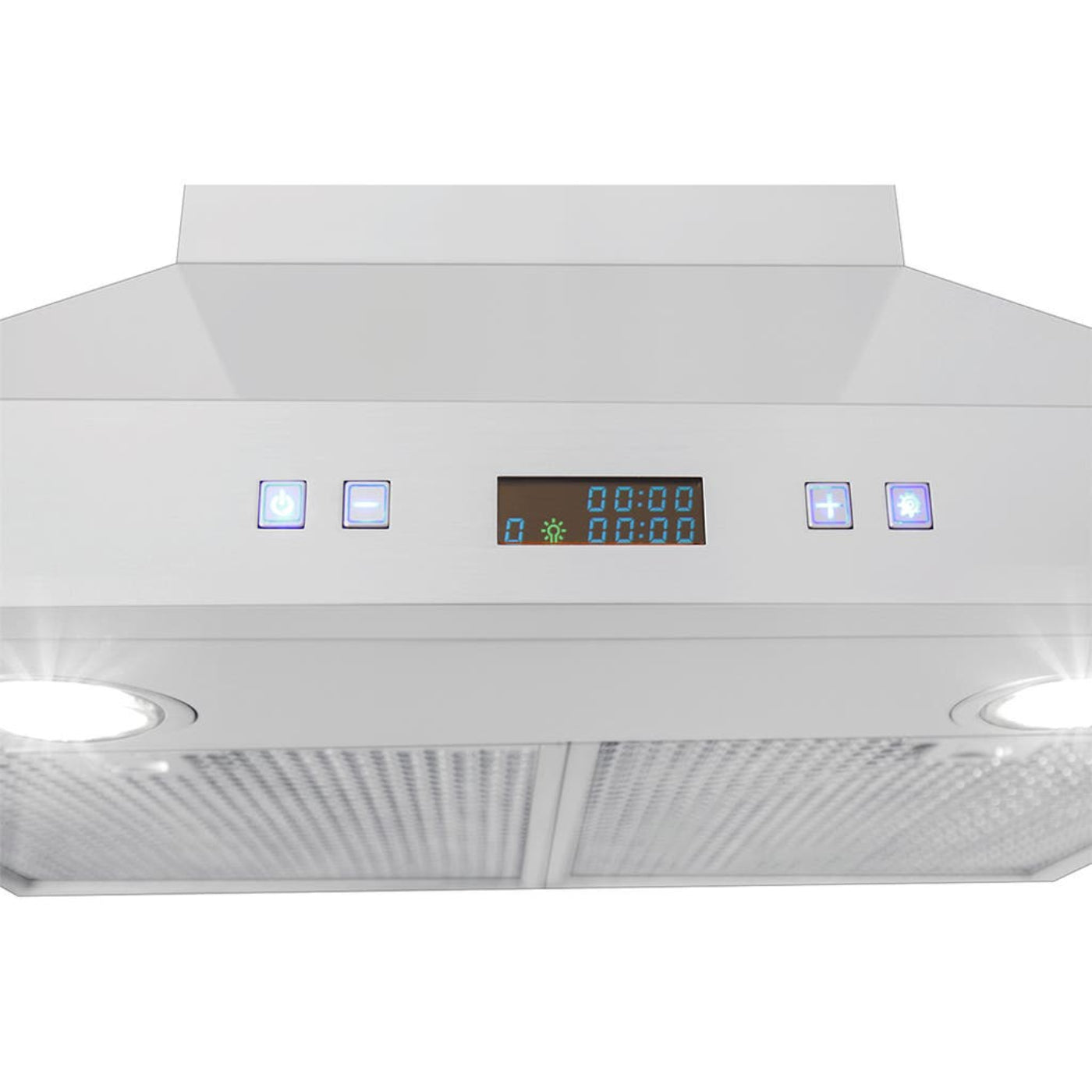 ProLine Wall Mounted Range Hood, Convertible to Ductless, 600/1200 CFM, Stainless Steel Finish, Black Finish Proline - PLFW 520
