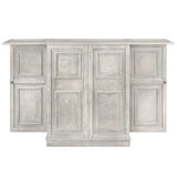 Ram Game Room Portable Folding Bar Cabinet-Antique White - Backyard Provider