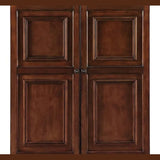 Ram Game Room Portable Folding Bar Cabinet-Chestnut - Backyard Provider