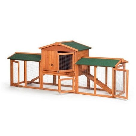 Prevue Pet Chicken Coop/Rabbit Hutch with Double-Run - 4600