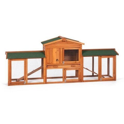 Prevue Pet Chicken Coop/Rabbit Hutch with Double-Run - 4600