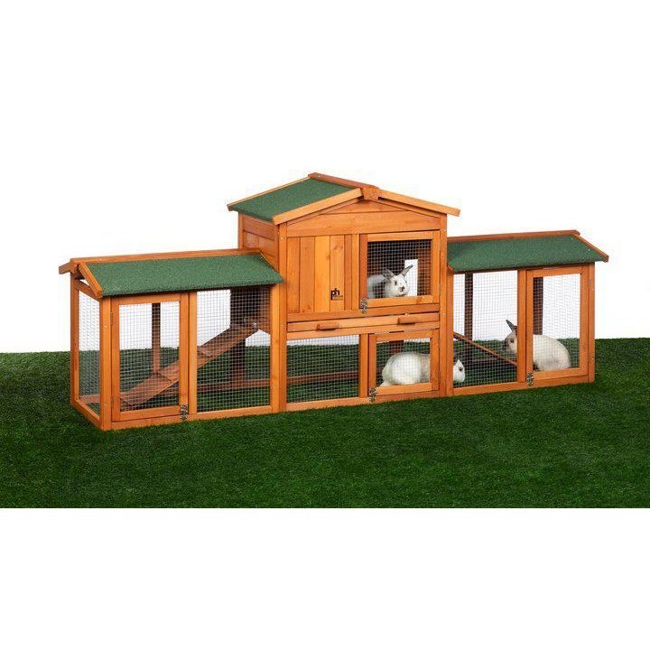 Prevue Pet Chicken Coop/Rabbit Hutch with Double-Run - 4600