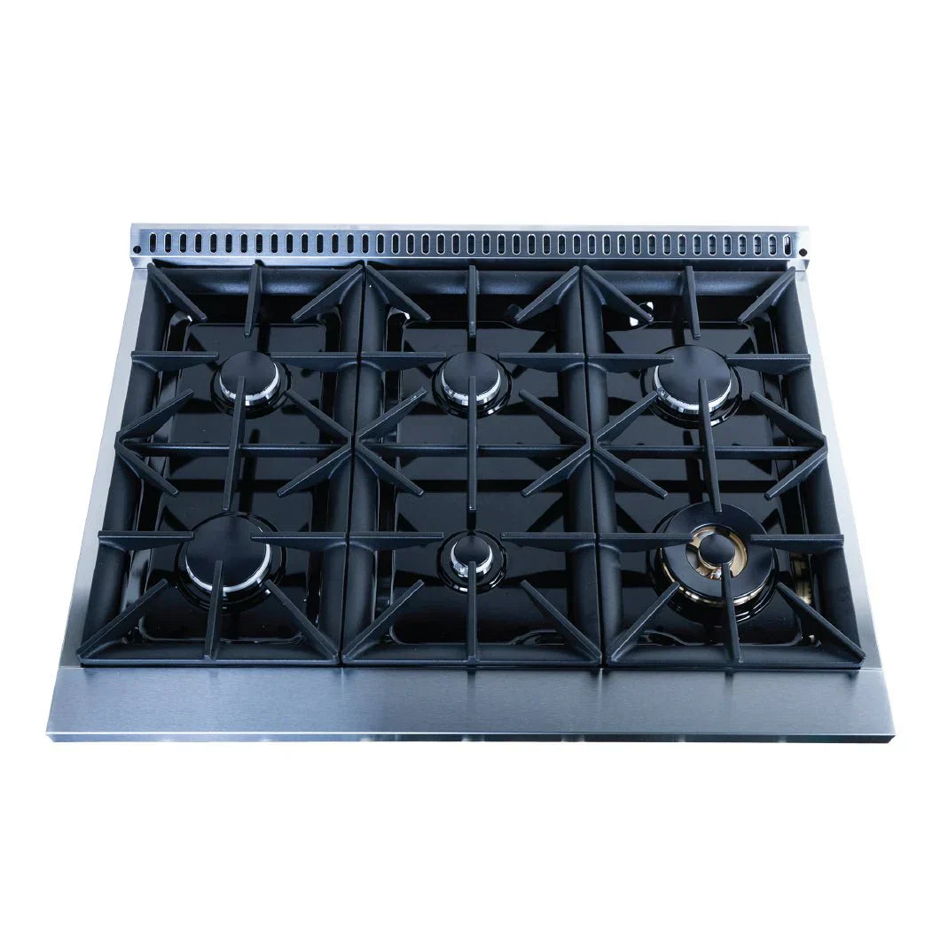 ProLine Dual Fuel Kitchen Range 15,000 BTUs Available in Stainless Steel, Matte Black, Gloss White options - PLSR 30GE