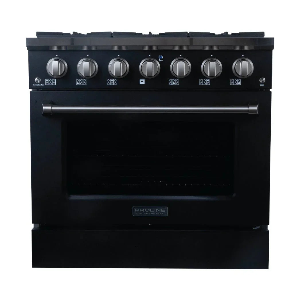 ProLine Dual Fuel Kitchen Range 15,000 BTUs Available in Stainless Steel, Matte Black, Gloss White options - PLSR 30GE