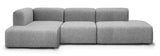 Bruunmunch Pump Chaise Lounge/ Center/ Endpart Sofa - 110-716342-HLD-116