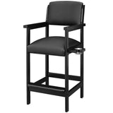 Ram Game Room Spectator Chair - Black - SPEC BLK