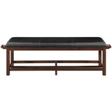 Ram Game Room Spectator Storage Bench - Cappuccino - SBENCH CAP