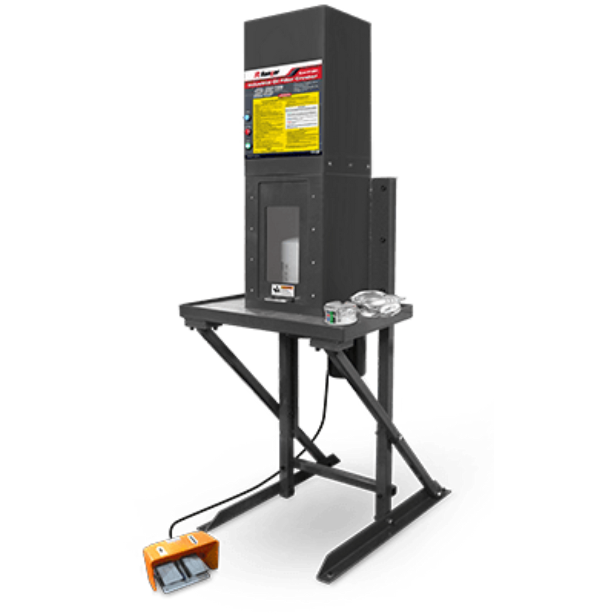 Ranger RP-50FC Heavy-Duty Electro/Hydraulic Oil-Filter Crusher With Stand 25-Ton Capacity 1-Phase 50/60Hz - 5150401