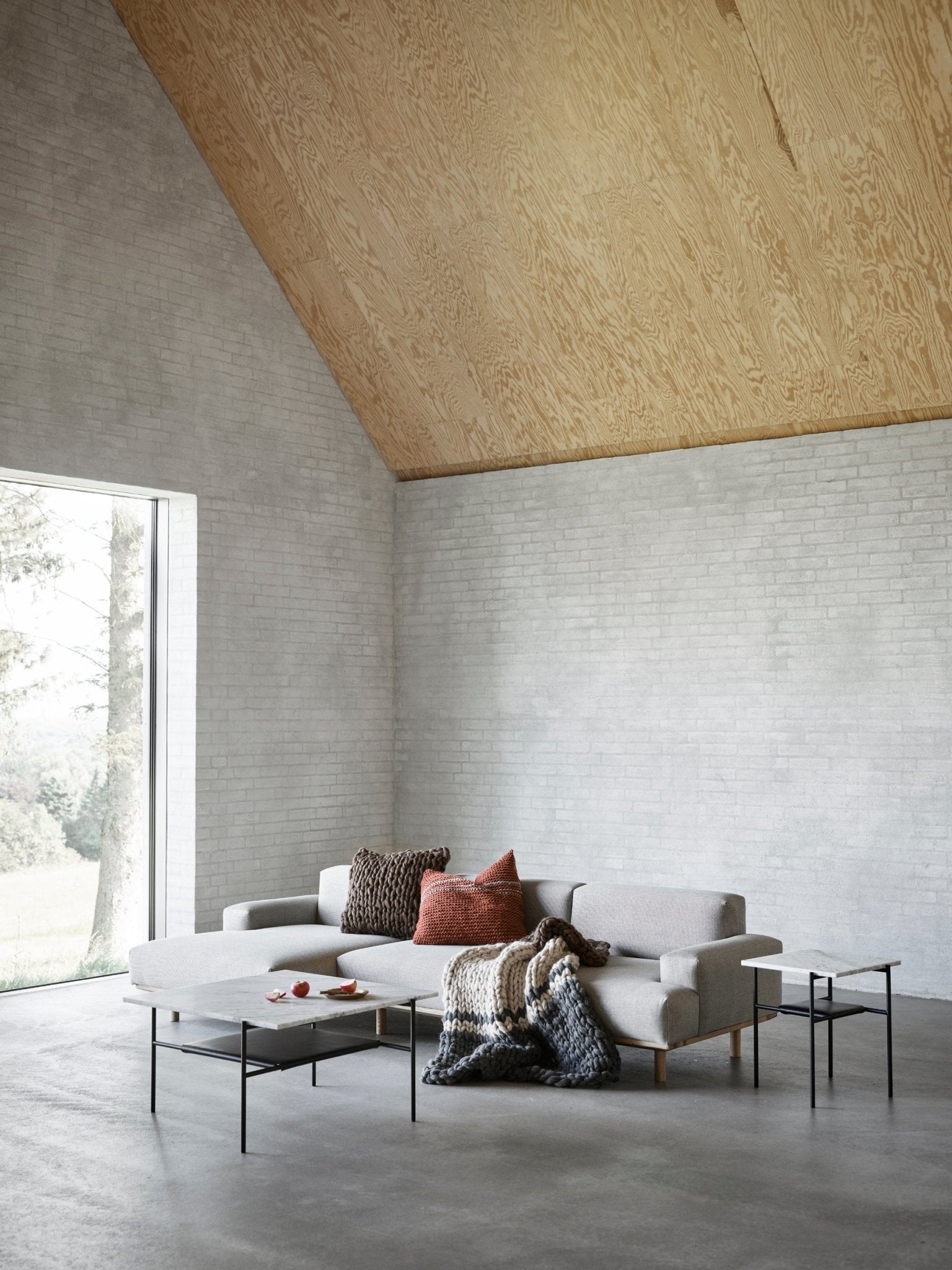 Bruunmunch Reason 2-Seater / Chaiselong Sofa - 114-7120-RWO-108