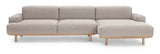 Bruunmunch Reason 2-Seater / Chaiselong Sofa - 114-7120-RWO-108