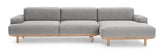 Bruunmunch Reason 2-Seater / Chaiselong Sofa - 114-7120-RWO-108