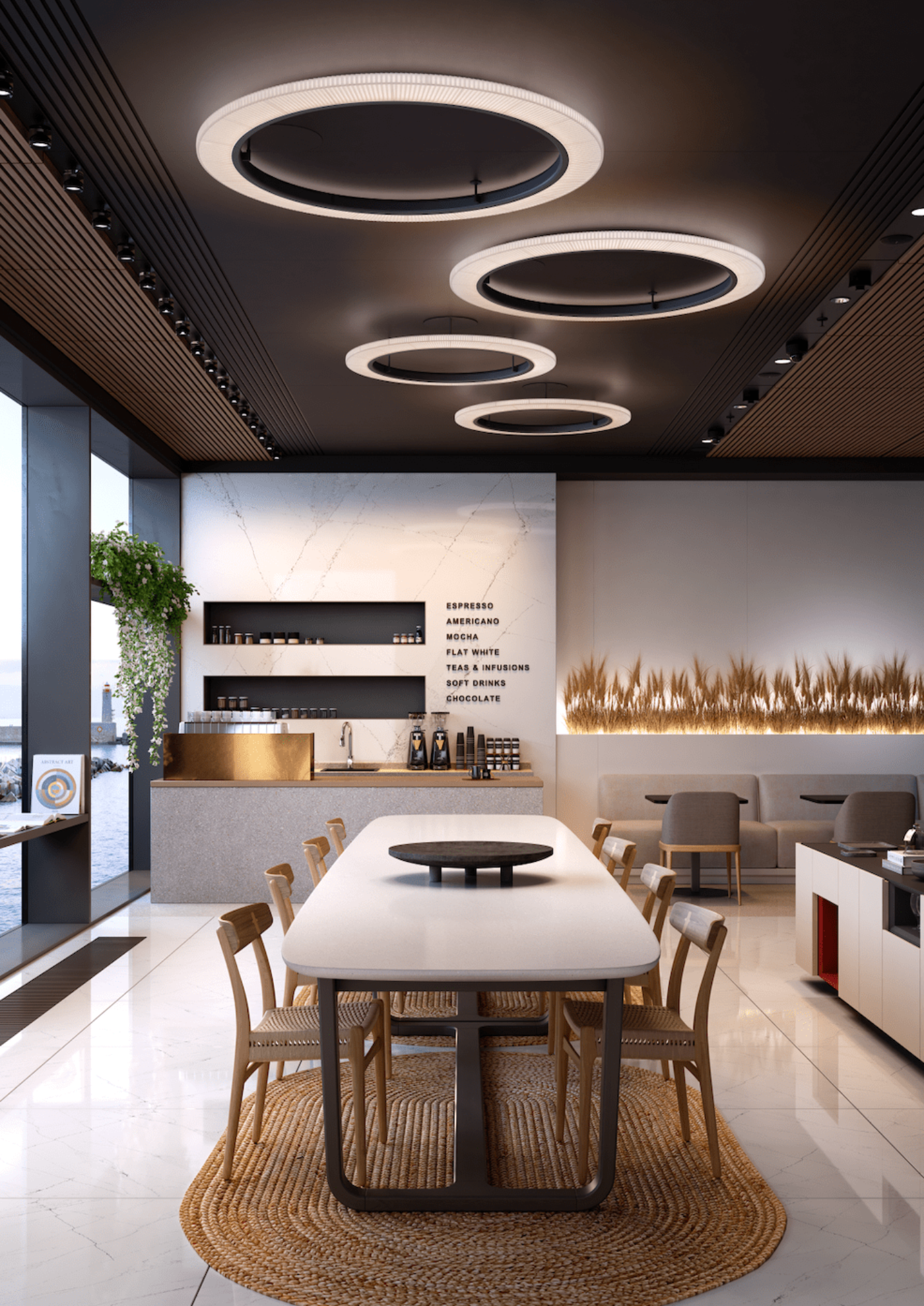 Bover Roda PF/120 LED Dimmable Ceiling Lamp - 36611106190U
