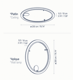 Bover Roda PF/200 LED Dimmable Ceiling Lamp - 36613106190U