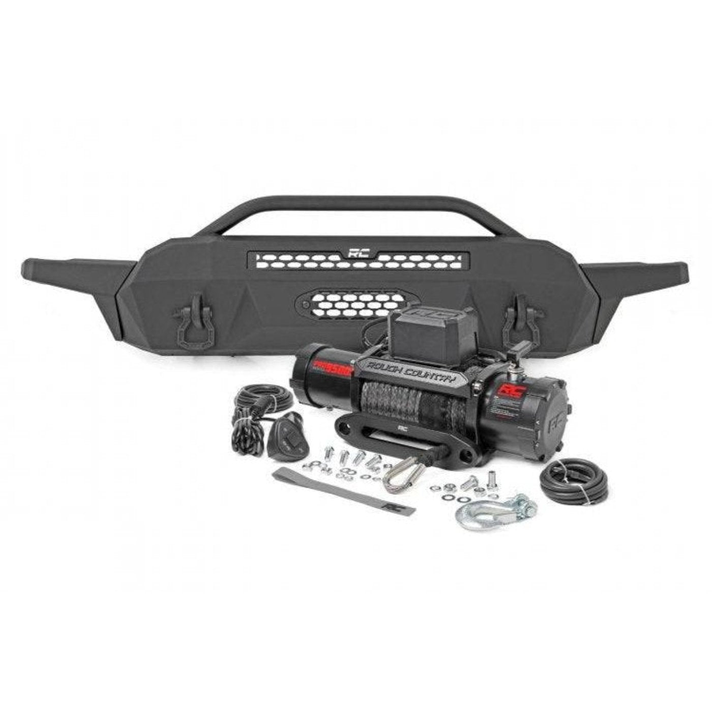 Rough Country Front Hybrid High Clearance Bumper | 2016-2022 Toyota Tacoma - 10713