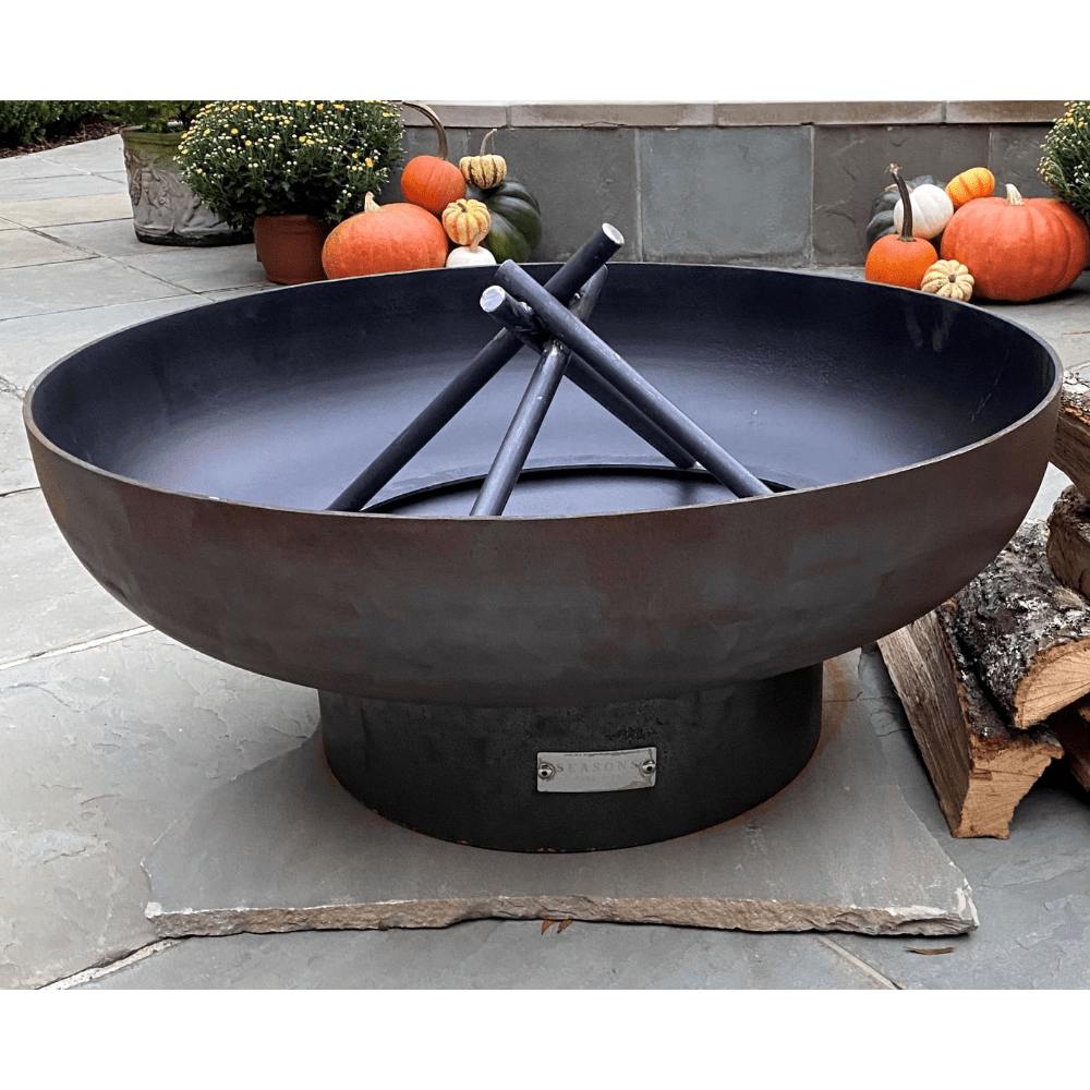 Seasons Fire Pits Vulcan Round Steel Fire Pit - 36CVulcan