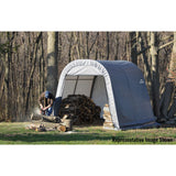 ShelterLogic | ShelterCoat 11 x 8 ft. Wind and Snow Rated Garage Round Gray STD