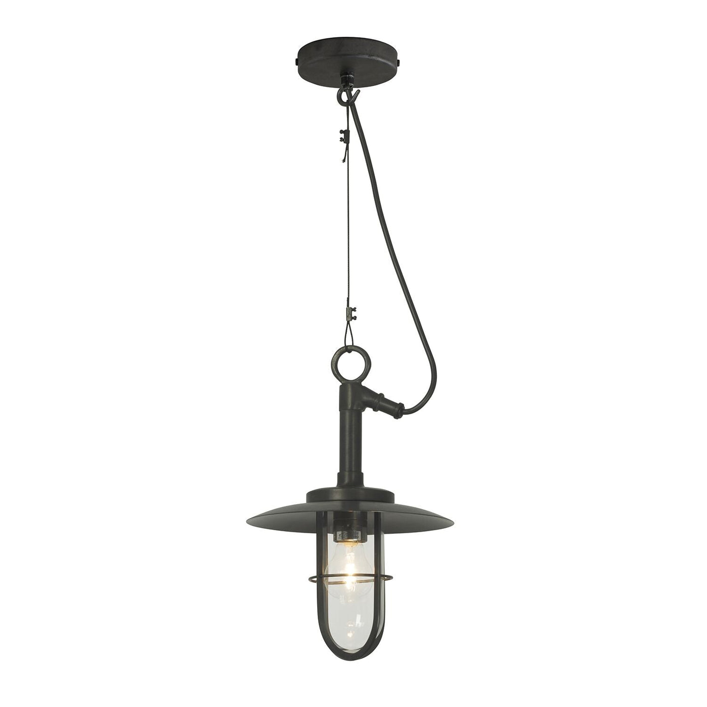 Davey Lighting Ship's Well Glass Pendant With Visor
