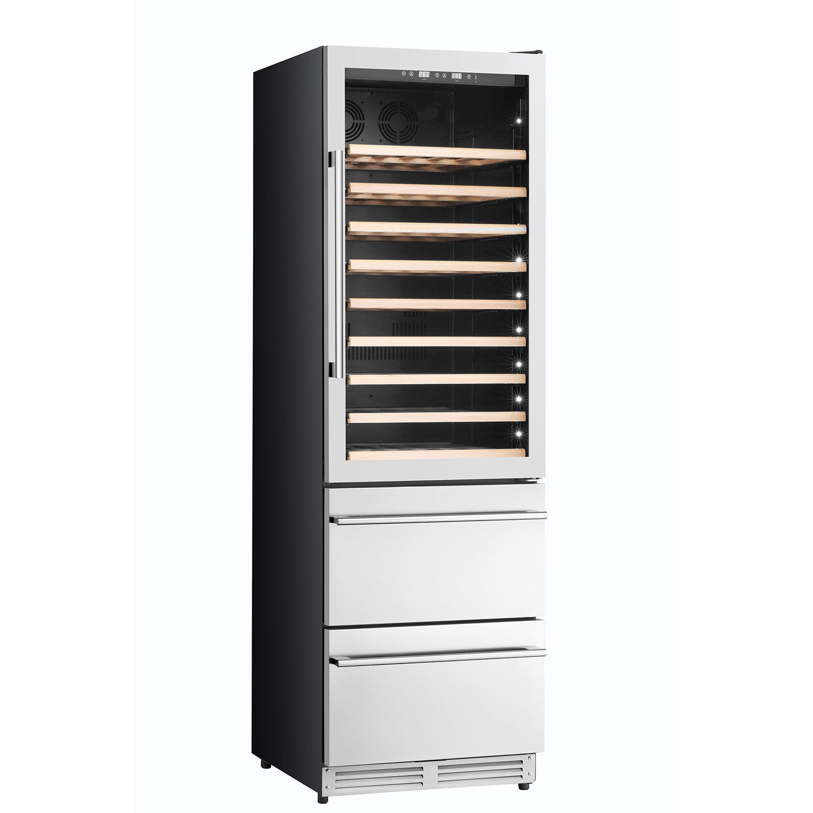 Kucht 24 in. 108 Bottle Dual Zone Wine Cooler, -  K510WB Kucht